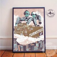 Turnstile Vintage Music Poster — Posters & Prints