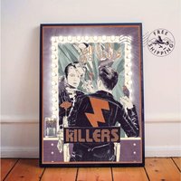 The Killers Print Vintage Music Poster