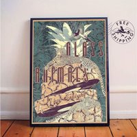 Glass Animals Print Vintage Music Poster