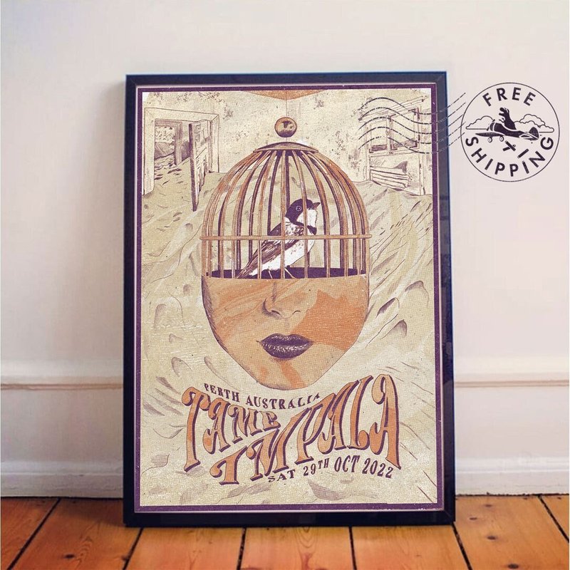 Tame Impala Print Vintage Music Poster — Affiches et impressions