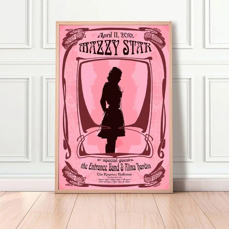 Mazzy Star Poster Vintage Poster — Affiches et impressions
