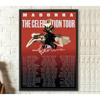 Madonna Queen Of Pop The Celebration Tour 2023 Poster — Affiches et impressions