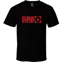 Rare 80s Public Enemy Rap Screen Stars Hip Hop Band Group T Shirt — T-shirts pour hommes