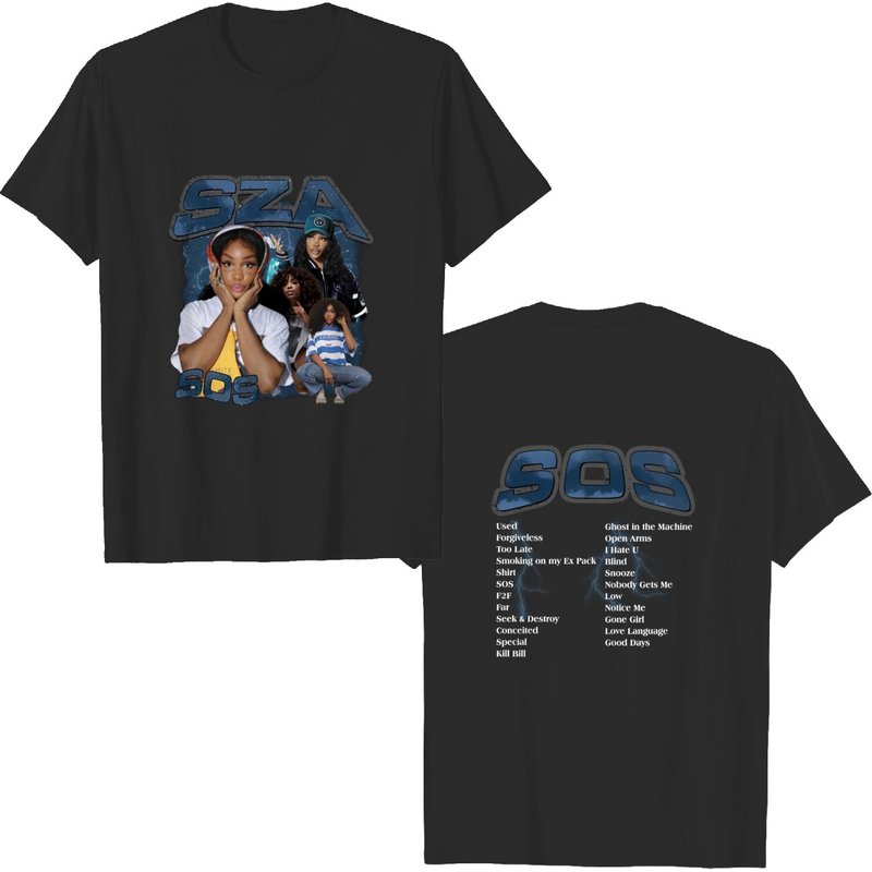 Sza Sos Tour Fan Gift T-shirt For 2023 — T-shirts pour hommes