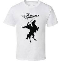 El Zorro Legend Vintage Classic Rare Throwback Old School Tv Movie T Shirt
