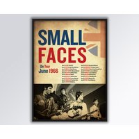 Small Faces Reimagined 1966 Tour Poster — Posters & Prints