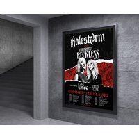 Halestorm And The Pretty Reckless Us Tour Poster — Posters & Prints