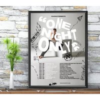One Night Only Tour Poster, Charlie Puth Would Tour 2023 Poster, Charlie Puth Poster