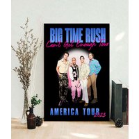 Vintage Big Time Rush Tour 2023 Poster For Fans