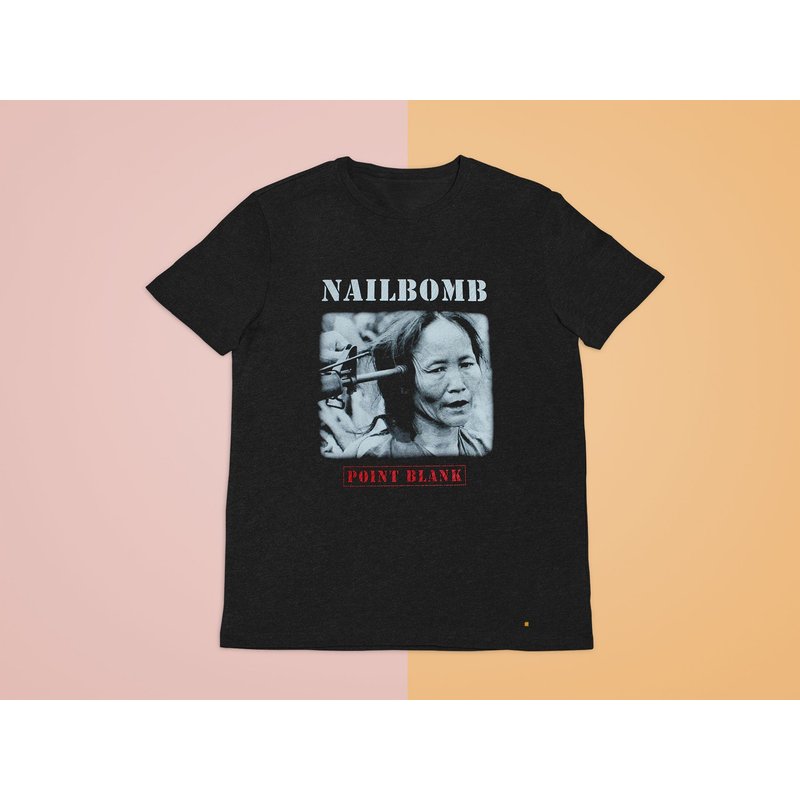 Nailbomb Point Blank 94 Black Tee Shirt Clothing — T-shirts pour hommes