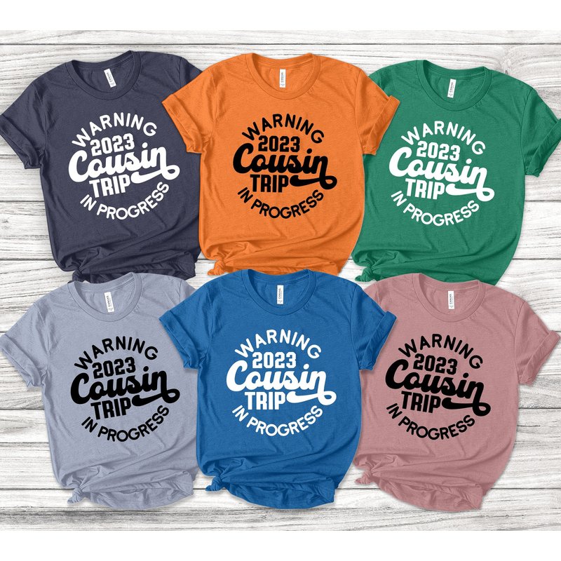 Cousin Trip In Progress T-shirt For Family — T-shirts pour hommes