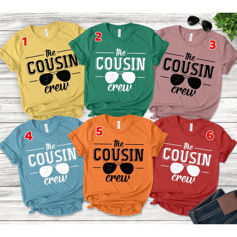 Matching Cousin Crew Shirt For Family Gatherings — T-shirts pour hommes