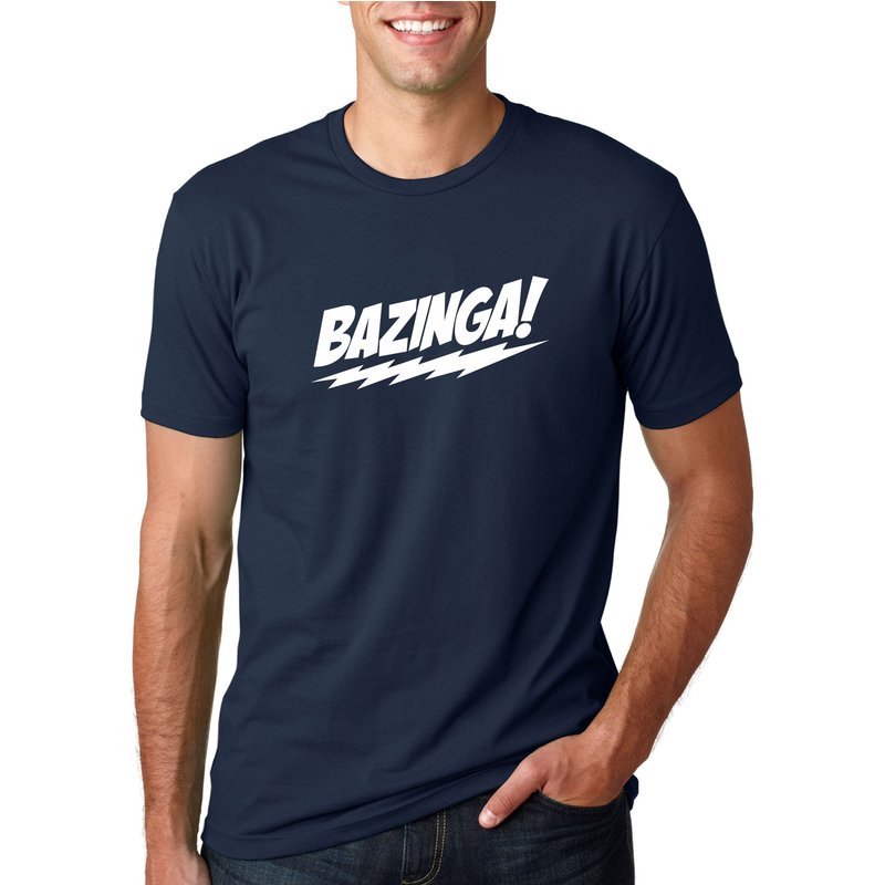 Bazinga!! T-shirt, Sheldon Cooper, The Big Bang Theory — T-shirts pour hommes