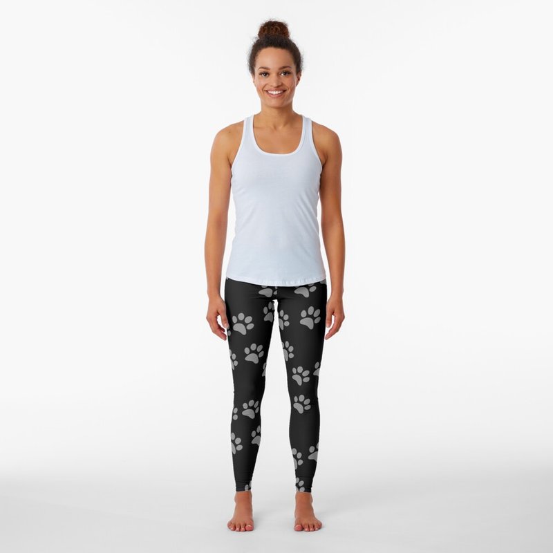 Dogs Paws Leggings — Legging femme
