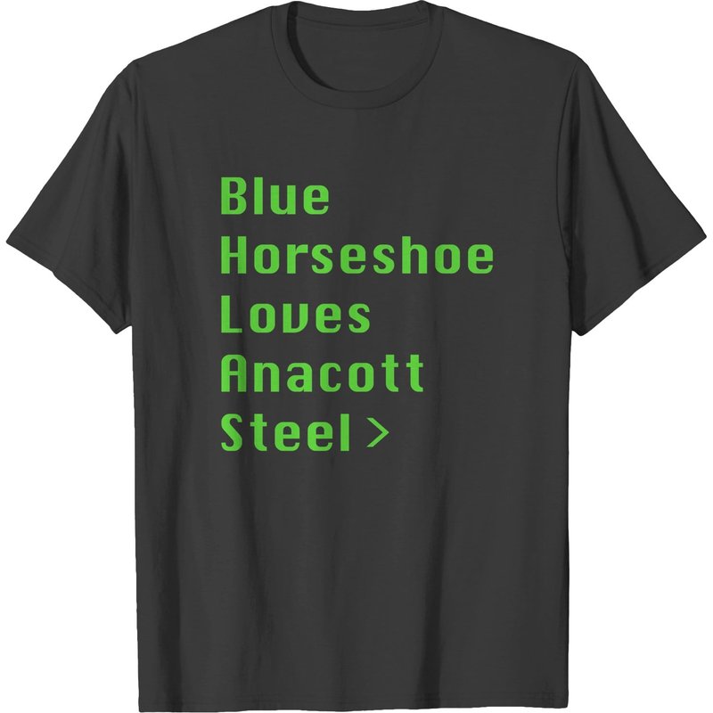 Blue Horseshoe Loves Anacott Steel T-shirts — T-shirts pour hommes