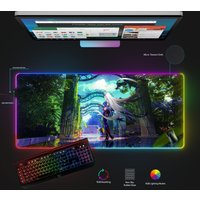Genshin Impact Shenhe Mousepad, Shenhe Mouse Mat, Anime Mousepad — Mouse Pads & Desk Mats