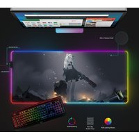 Cyberpunk Edgerunners Rebecca Mousepad, Rgb Gaming Accessories, Anime Mousepad