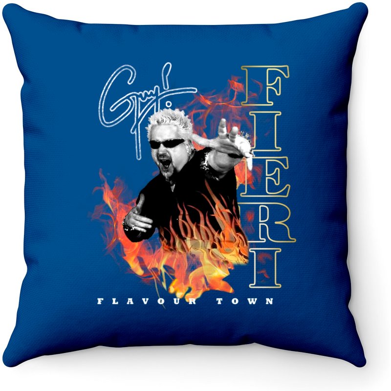 Guy Fieri Flavor Town Throw Pillows — Decorative Cushions