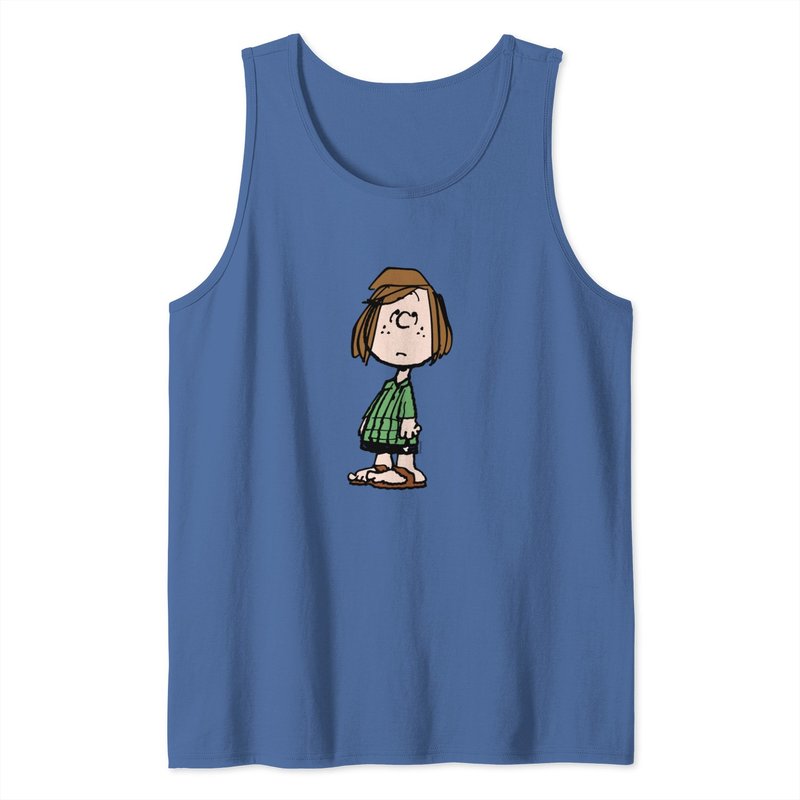 Peppermint Patty Rolling Eyes Sweat Tank Tops
