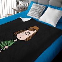 Peppermint Patty Rolling Eyes Sweat Baby Blankets