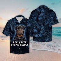 Rottweiler Hawaiian Aloha Hawaiian Shirts