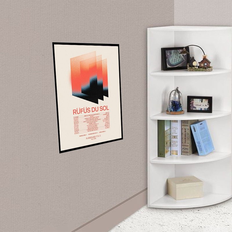 Rfs Du Sol Travel Poster, Wall Poster Art, Luxury Living Room Poster — Affiches et impressions