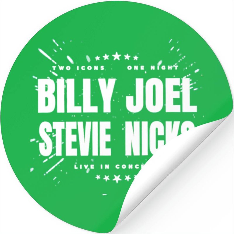 Billy Joel Stevie Nicks Stickers, Billy Joel Concert Stickers, Stevie Nicks Tour Stickers — Autocollants et stickers