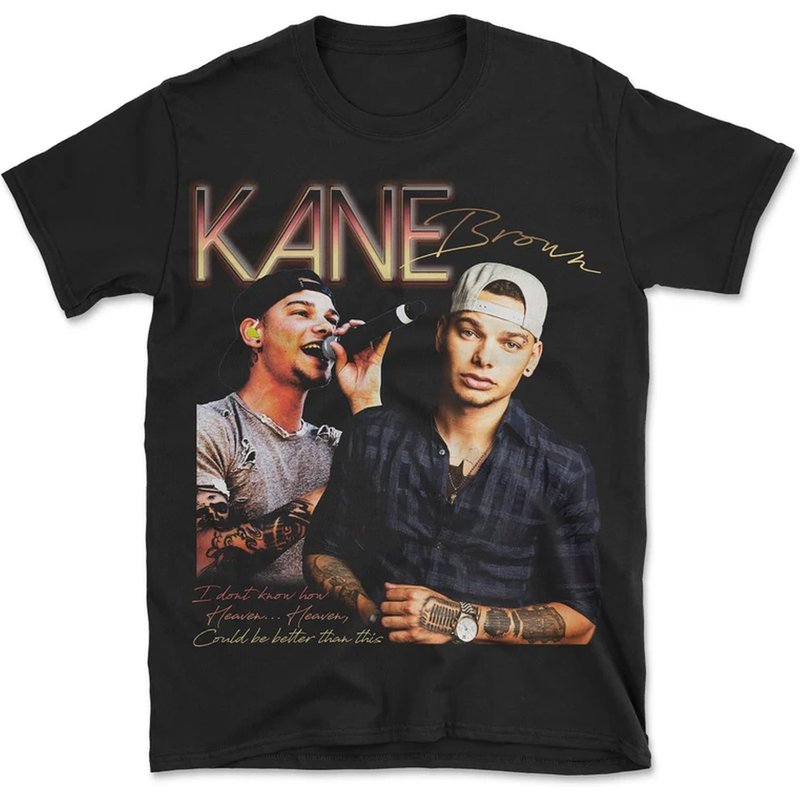 Kane Brown Pop Country Vintage Style T-shirt — T-shirts pour hommes