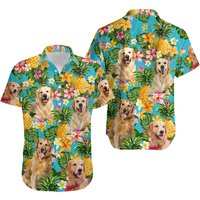 Retriever Dog Shirt Retriever Dog Hawaiian Shirt, Aloha Hawaiian