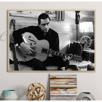 Johnny Cash Poster, Johnny Cash Musical Gift
