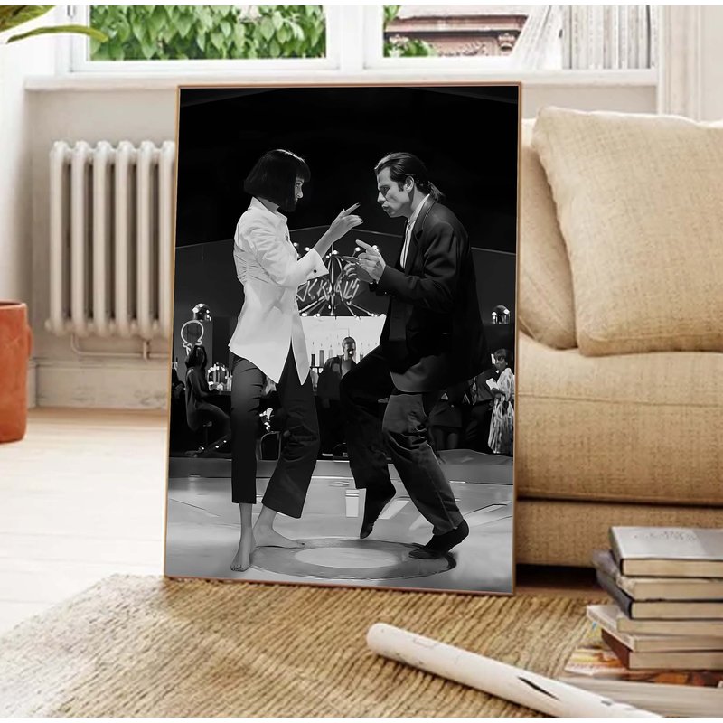 The Twist Dance Scene In 'pulp Fiction' Poster — Affiches et impressions