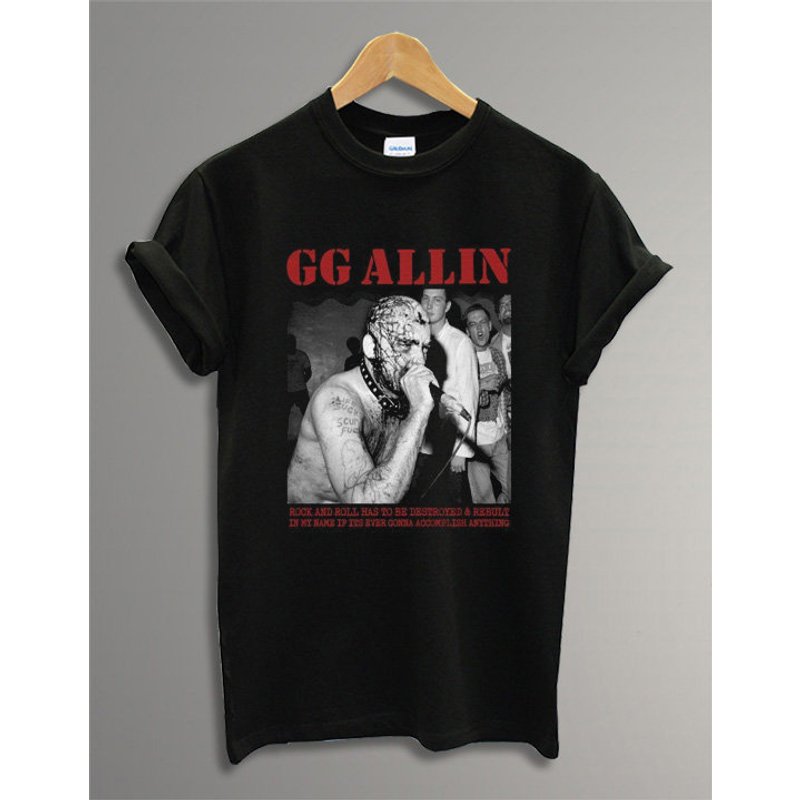 Gg Allin T Shirt Funny Gift T-shirt — T-shirts pour hommes