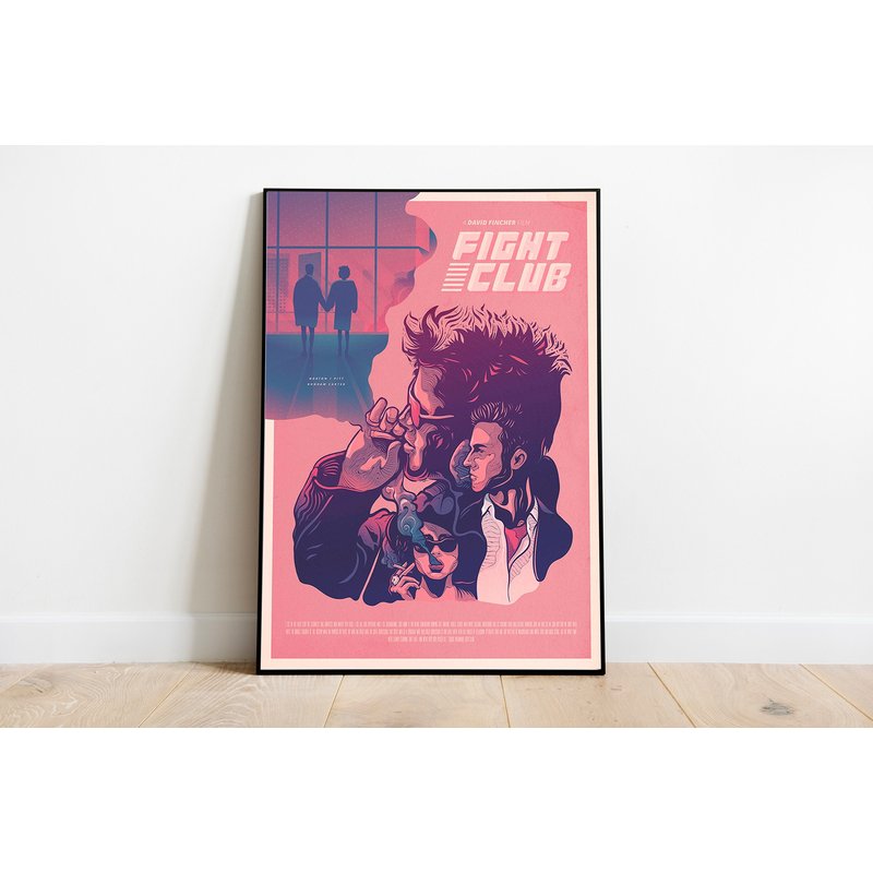 Fight Club Movie Poster — Affiches et impressions