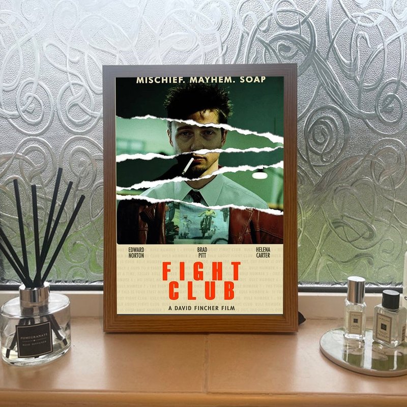 Fight Club Movie Vintage Poster — Affiches et impressions