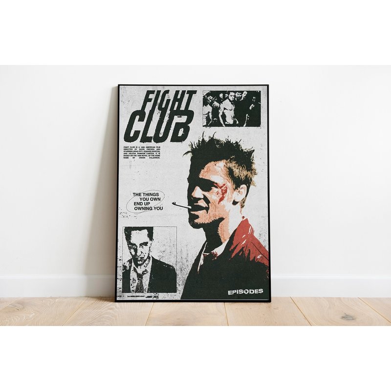 Fight Club Poster, David Fincher — Affiches et impressions