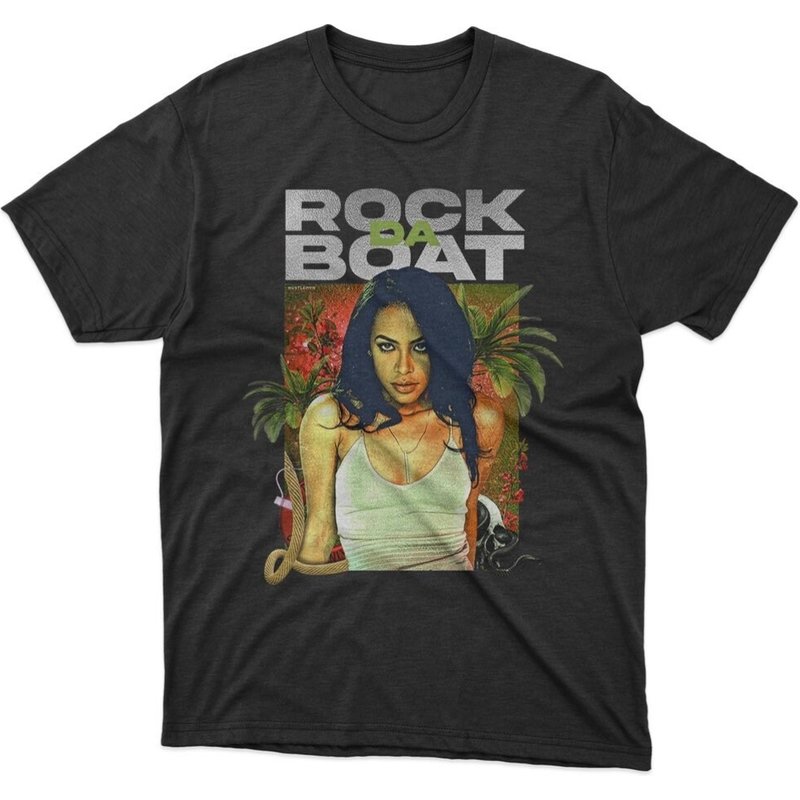 Rock Da Boat - Aaliyah Inspired Tribute Tee — T-shirts pour hommes