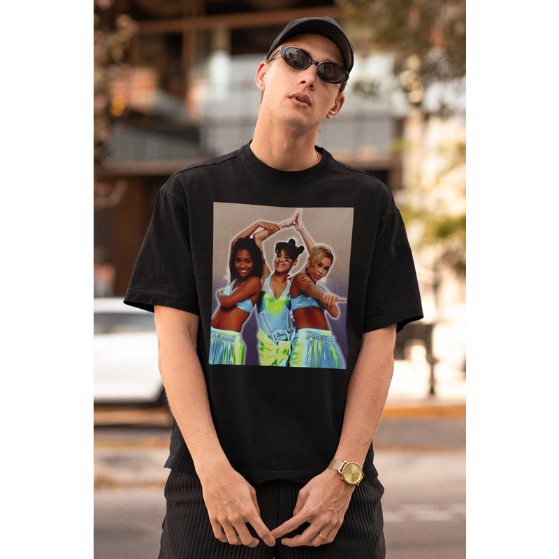 Tlc Graphic T-shirt, 90's Vibes, Unisex, Multiple Colors Available — Mens T Shirts