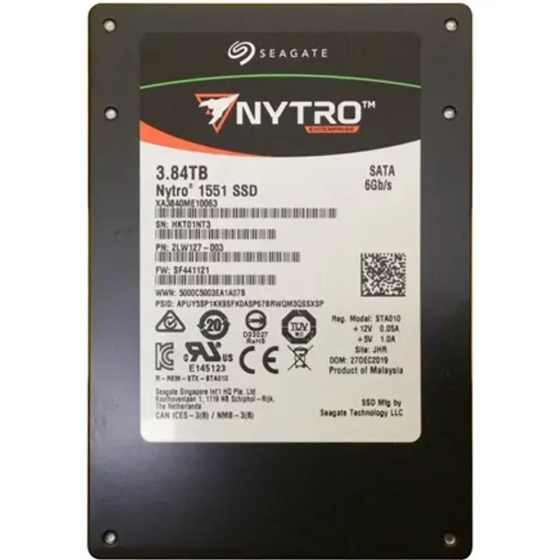 Seagate XA3840ME10063 | Nytro 1551 3.84TB Triple-Level Cell SATA 6Gb/s 2.5-Inch Solid State Drive — Data Storage Drives