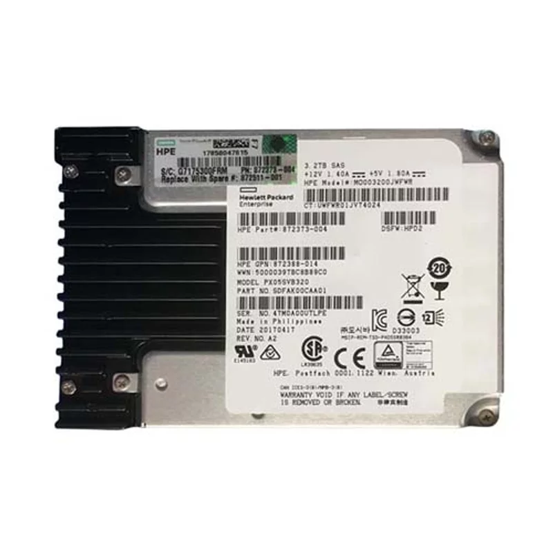 HP 872511-001 | 3.2TB Multi-Level Cell SAS 12Gb/s Hot Swappable Mixed Use SFF 2.5-Inch Solid State Drive for ProLiant DL380 Gen10 — Disques de stockage
