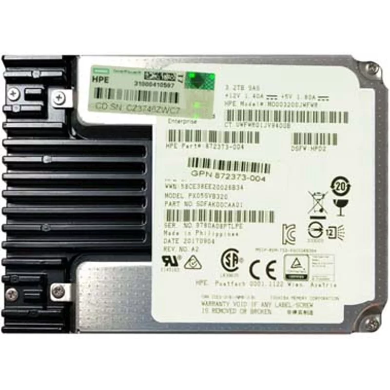 HP 872373-004 | 3.2TB Multi-Level Cell SAS 12Gb/s Hot Swappable Mixed Use SFF 2.5-Inch Solid State Drive for ProLiant DL380 Gen10