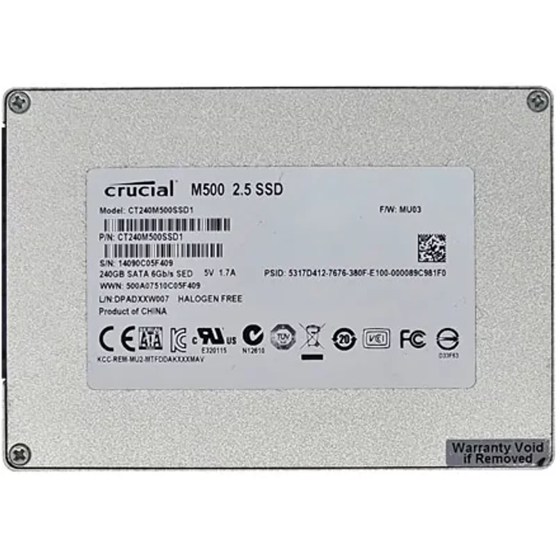 Crucial CT240M500SSD1 | M500 240GB Multi-Level Cell Sata 6Gb/s 2.5-Inch Solid State Drive
