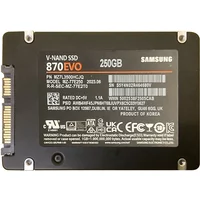 Samsung MZ-77E250 | 870 EVO Series 250GB 2.5-inch 6GB/s Sata 512MB Cache V-Nand 3bit MLC Solid State Drive
