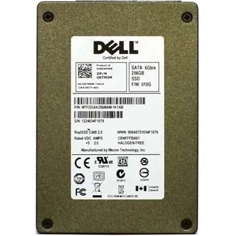 Dell KTM9M | 256GB Multi-Level Cell SATA 6Gb/s 2.5-Inch Solid State Drive — Disques de stockage