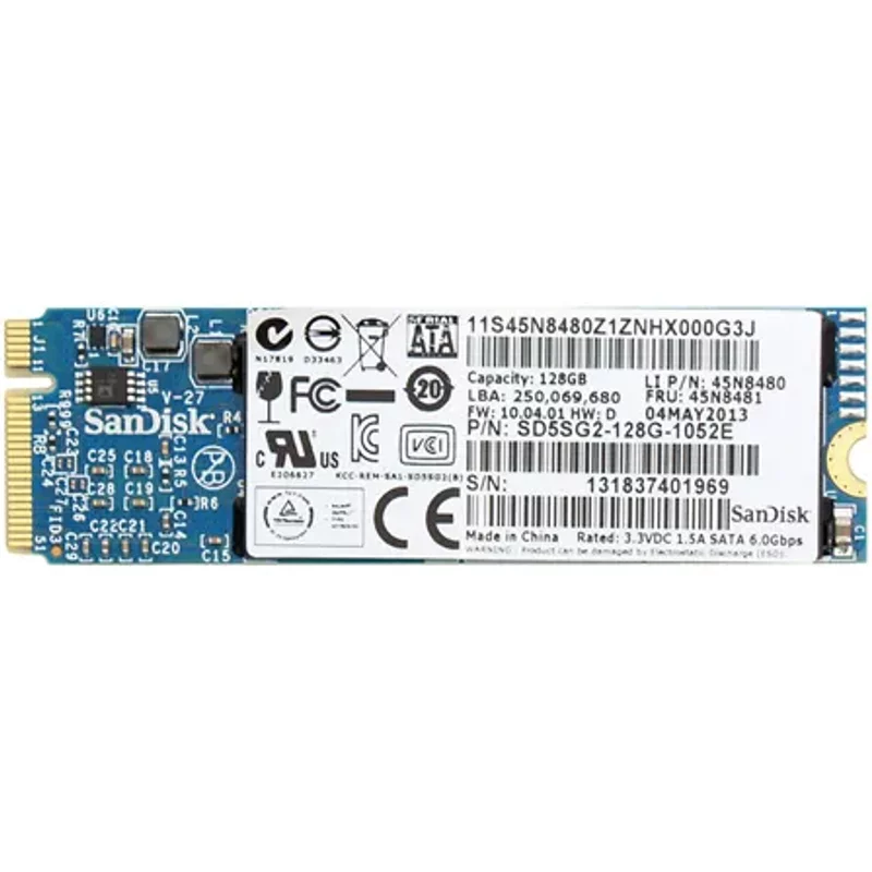 IBM 45N8481 | 128GB Mini PCI Express 1.8-Inch Solid State Drive for ThinkPad X1 Carbon