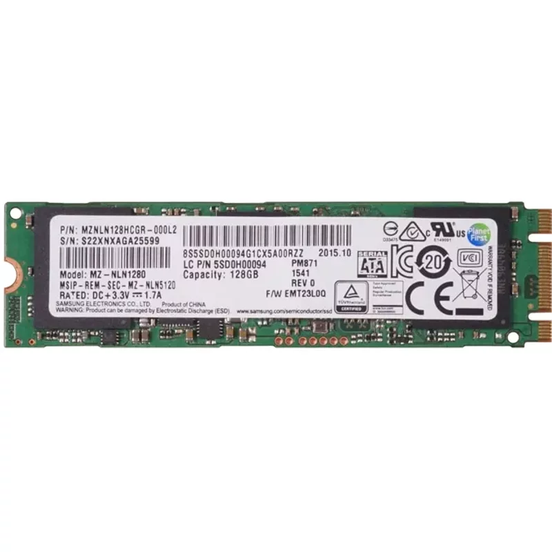 Lenovo 5SD0H00094 | 128GB Triple-Level Cell SATA 6Gb/s M.2 2280 Solid State Drive for IdeaPad 15ACZ — Disques de stockage
