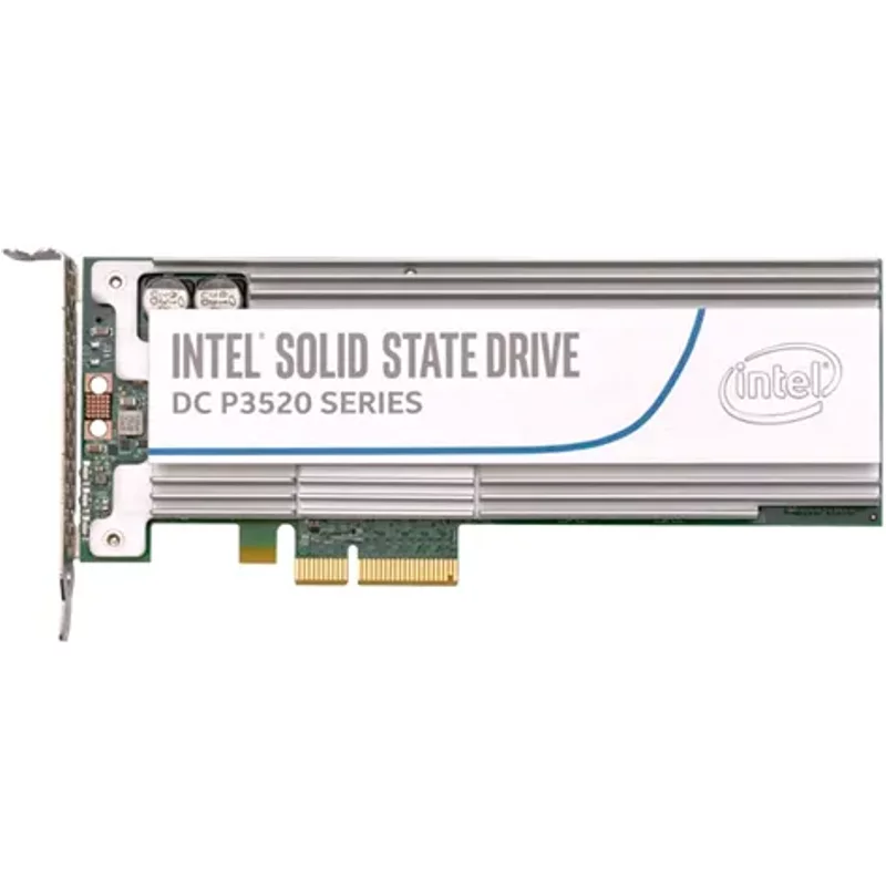 Intel SSDPEDMX012T701 | DC P3520 1.2TB Multi-Level Cell PCI Express 3.0 x4 NVMe HHHL Add in Card Solid State Drive — Data Storage Drives