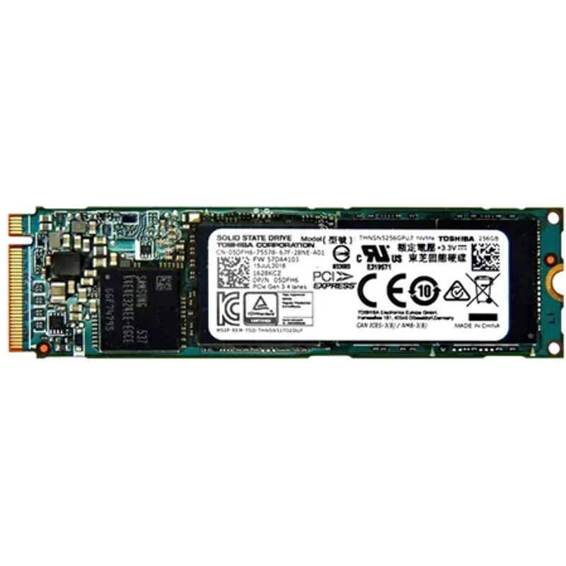 Toshiba THNSN5256GPU7 | 256GB Multi-Level Cell PCI Express NVMe 3.0 x4 3D NAND M.2 2280 Solid State Drive — Disques de stockage