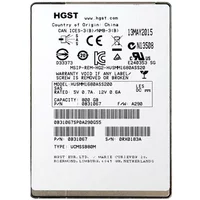 Hgst 0B31067 | Ultrastar SSD1600MM Series 800GB Multi-Level Cell SAS 12Gb/s (Crypto Sanitize) Mainstream Endurance 2.5-inch Solid State Drive