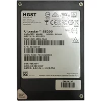 HGST 0TS1375 | Ultrastar DC SS200 Series 400GB Multi-Level Cell SAS 12Gb/s 512e Mixed Use (SE) 2.5-Inch Solid State Drive — Data Storage Drives