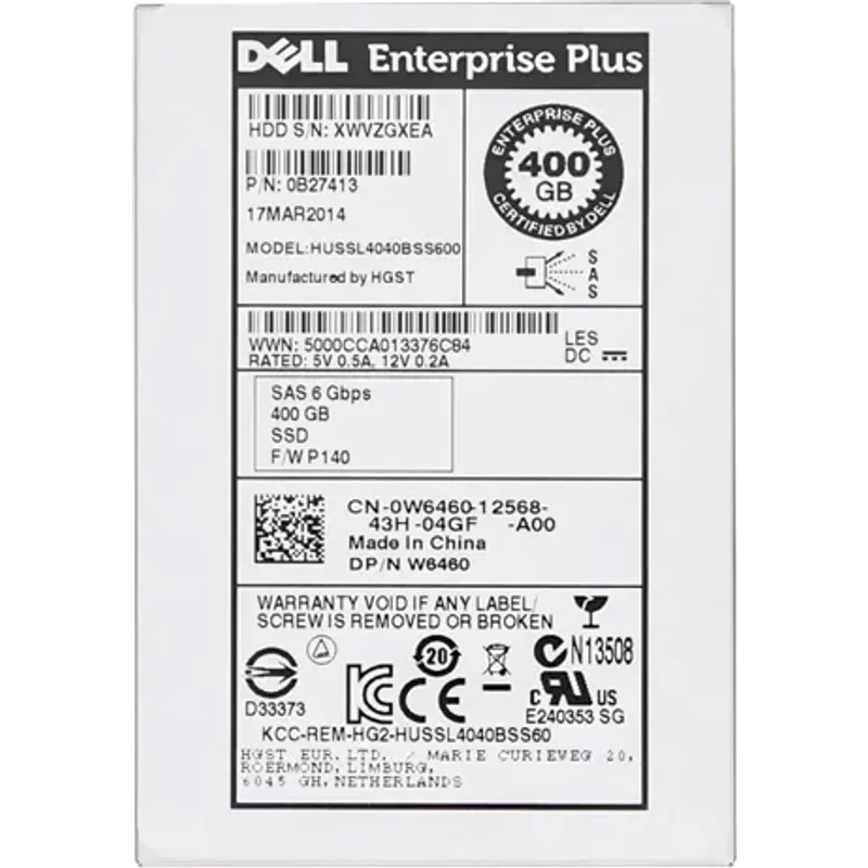 Hitachi 0B27413 | 400GB SLC SAS 6Gb/s 2.5-Inch Solid State Drive — Data Storage Drives